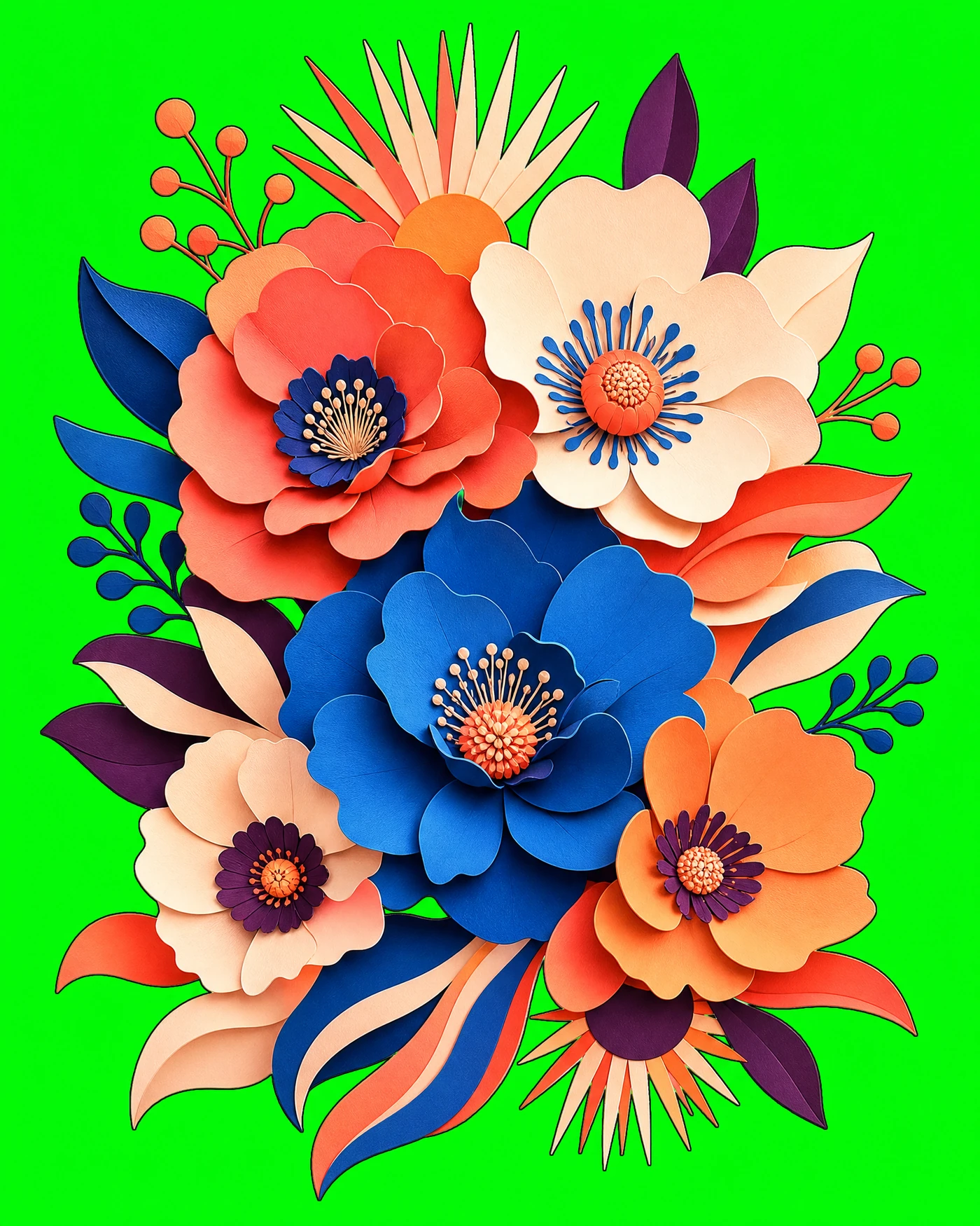 Arte Flores Modernas