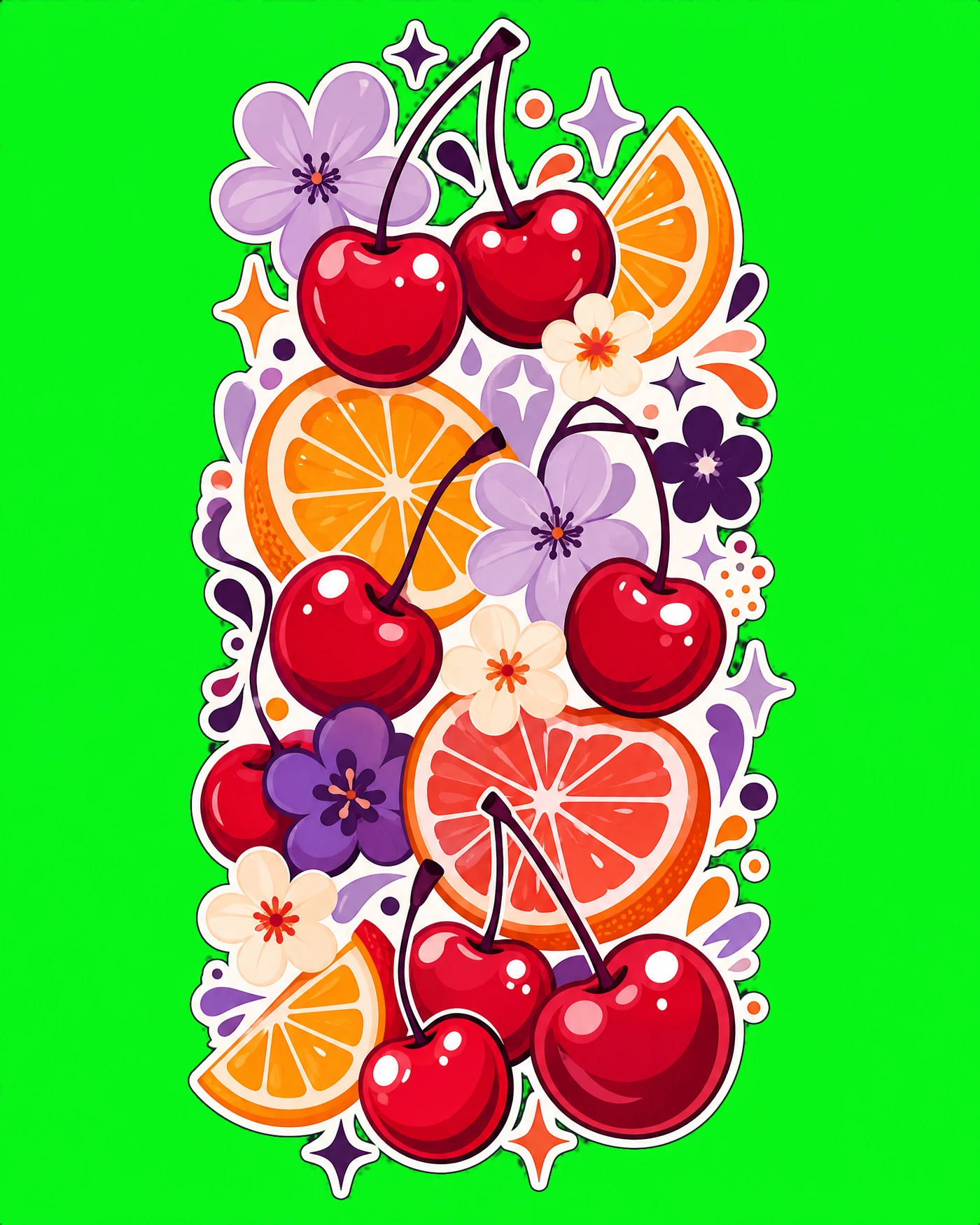 Arte Frutas Alegres